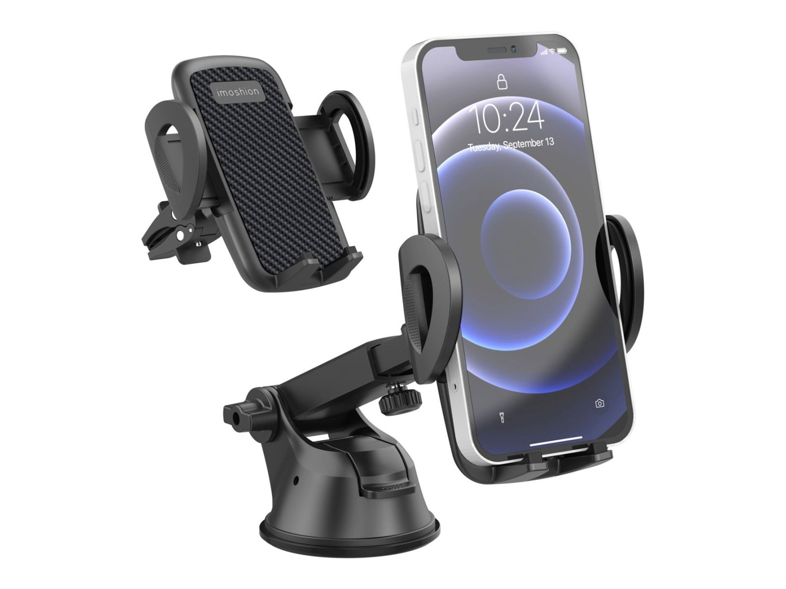 imoshion 3-in-1 Telefoonhouder Auto met zuignap en ventilatieclip