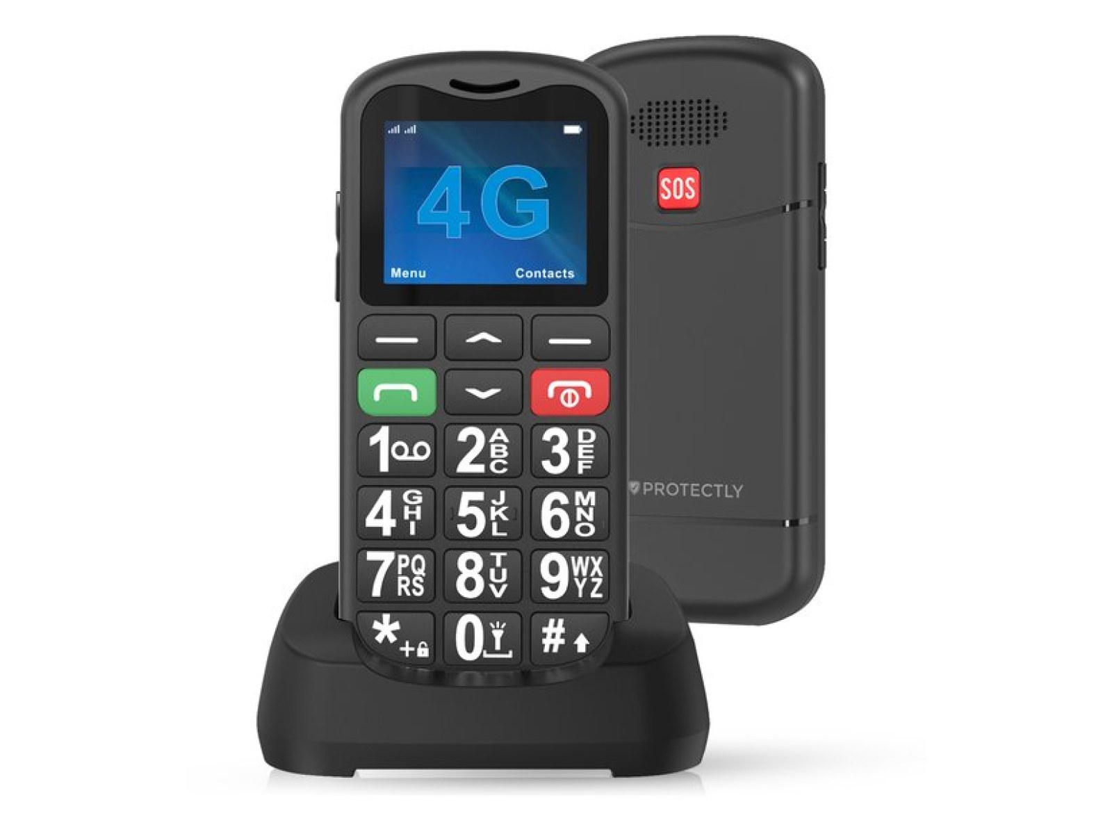 Protectly Senioren Telefoon 4G, het instapmodel met grote toetsen