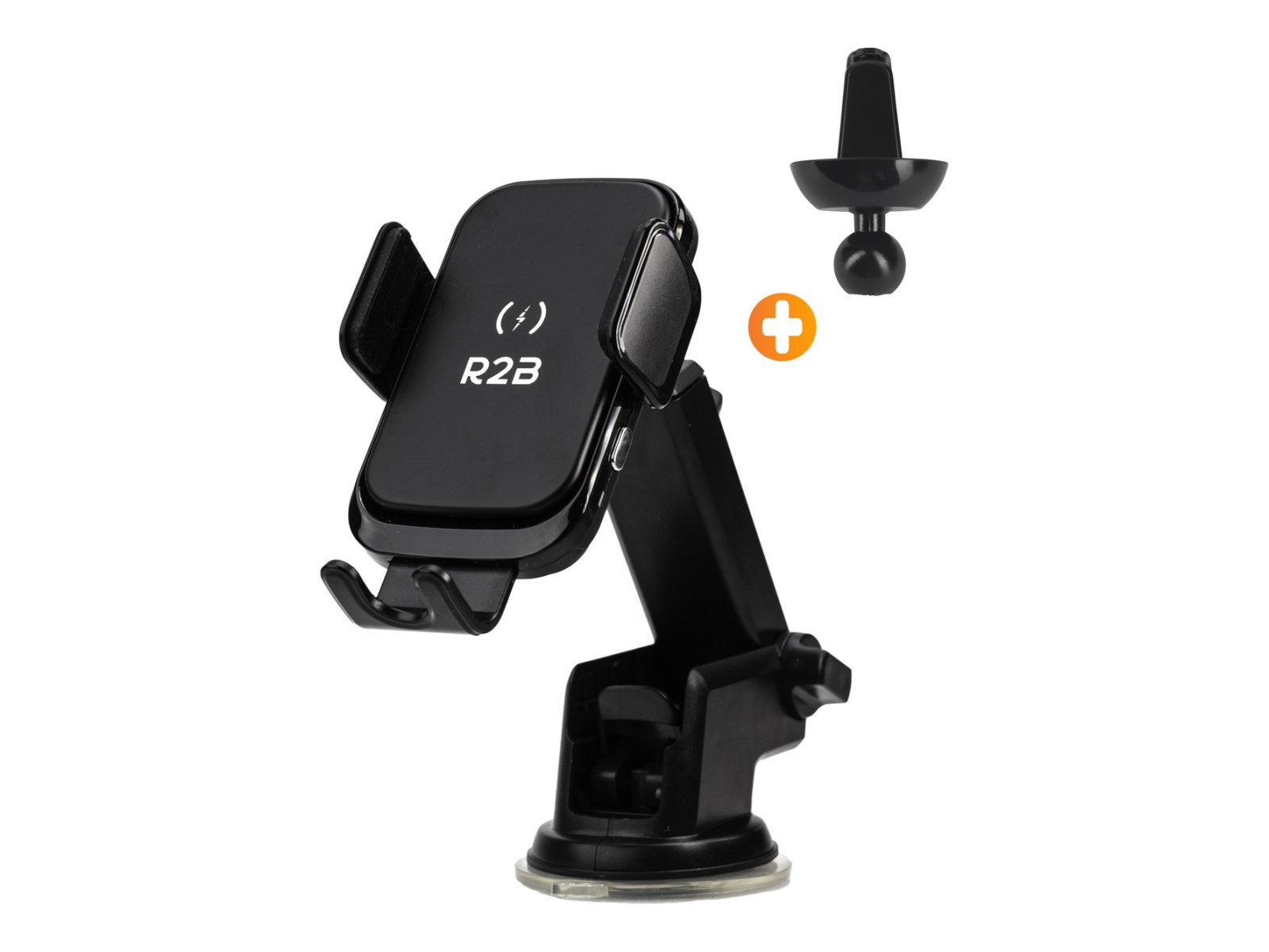 R2B Telefoonhouder Alkmaar met automatische klem en draadloze oplader
