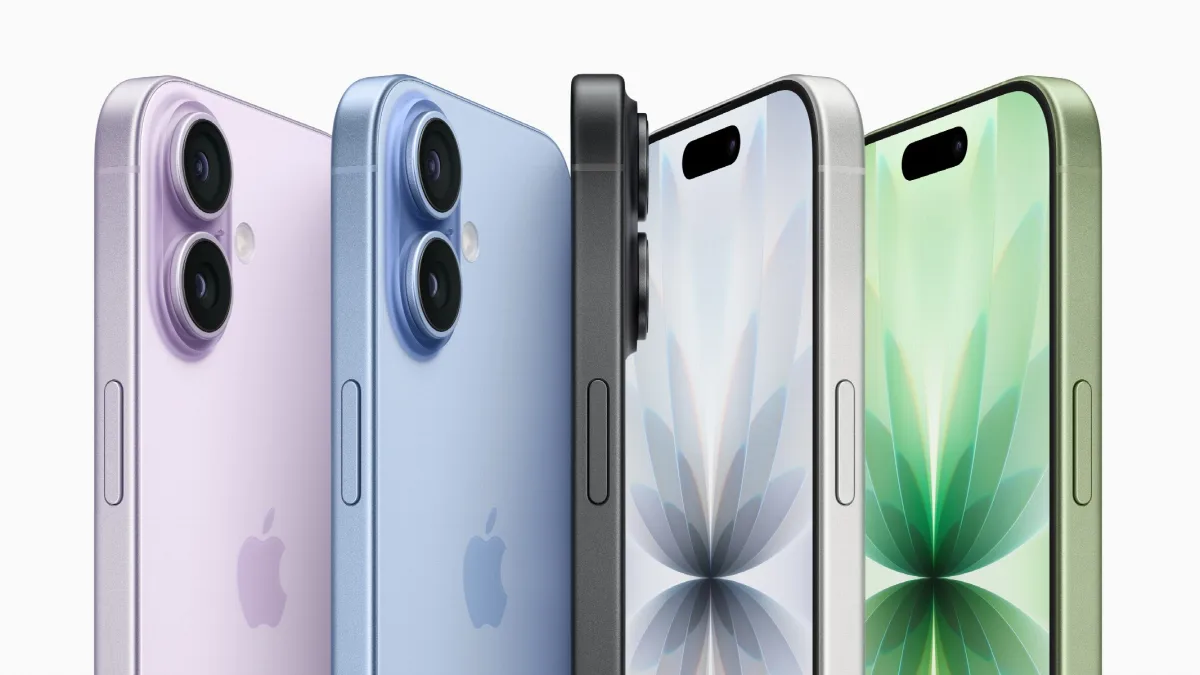 De iPhone 17 in alle kleuren, het oudste model dat Dual Capture in FaceTime ondersteunt
