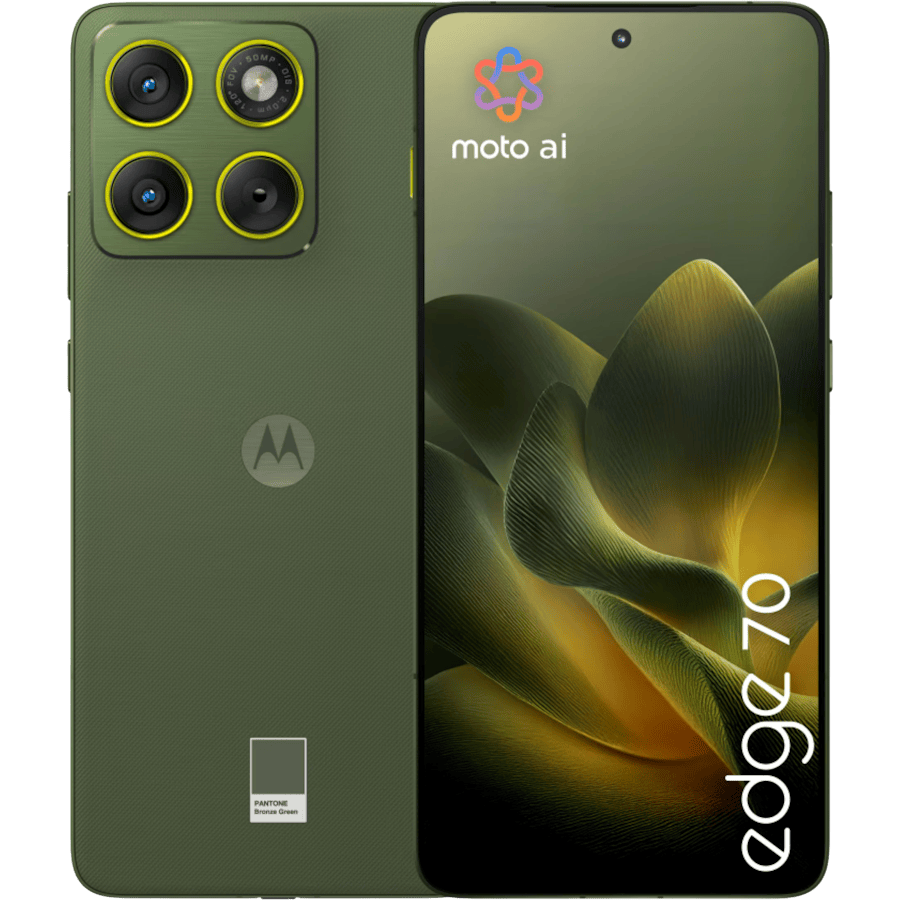 Motorola Edge 70 in Bronze Green